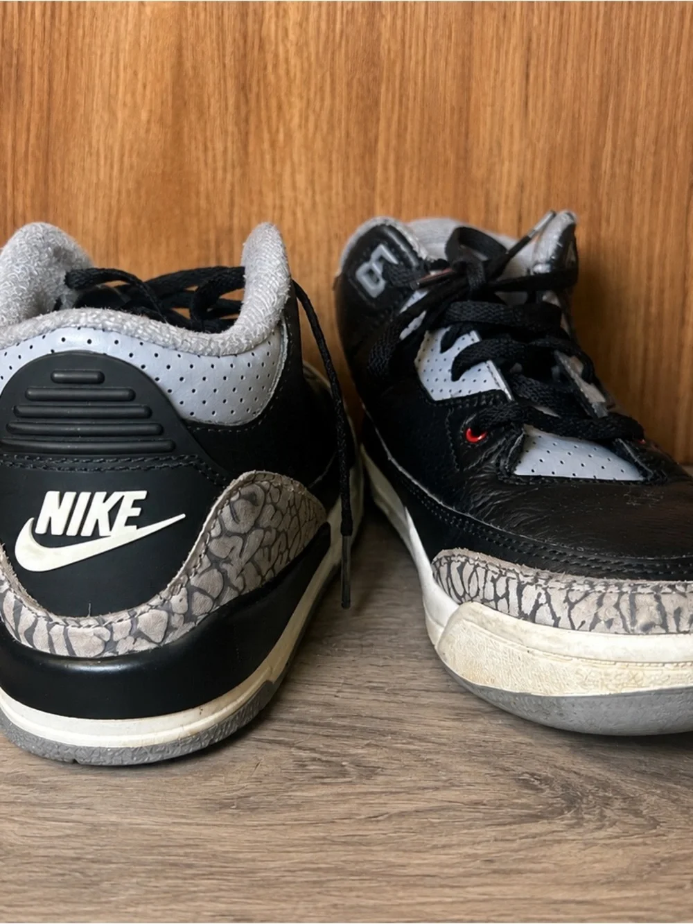 Air Jordan 3 Retro Black Cement 2024 Kids Size 1Y DM0966-010 Black Cement